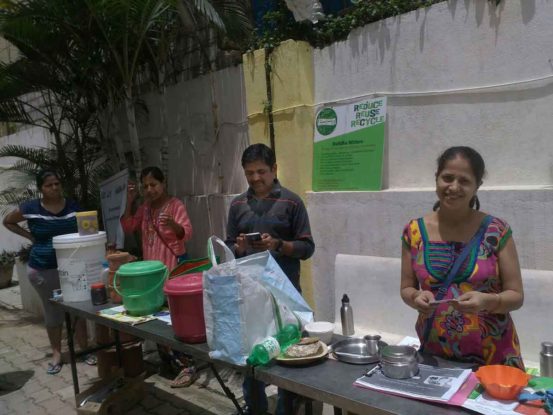 Raku Volunteering Gallery Segregation and Composting awareness Aug 2016